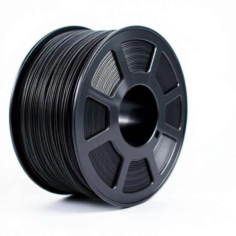 Филамент eSUN PLA+ 1.75 мм, 1 кг, чёрный